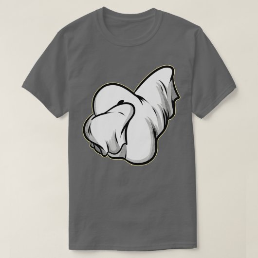 T-shirt Dabbing Ghost sur Halloween (Design devant)