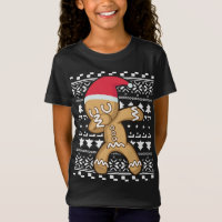 Dabbing Gingerbread Man laide de Noël