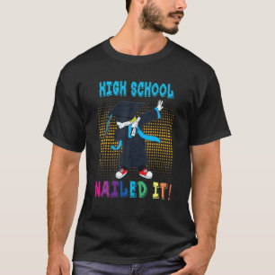 T-shirt Dabbing Graduation Boy Lycée Nail It Funny