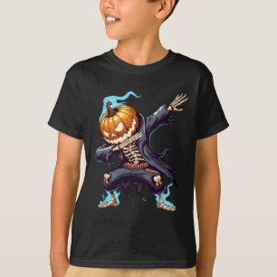 T-shirt Dabbing Halloween Squelette Monstre Dab Garçons Éf