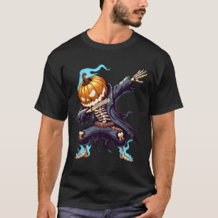 T-shirt Dabbing Halloween Squelette Monstre Dab Garçons Éf