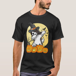 T-shirt Dabbing Havanais Danser Drôle Drôle Chien Hallowee