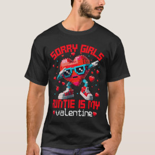 T-shirt Dabbing Heart Désolées les filles Tatie Saint-Vale