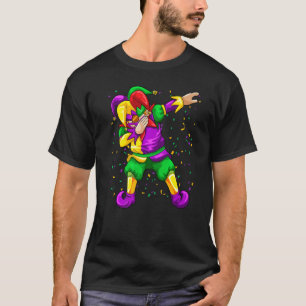 T-shirt Dabbing Joker Mardi Gras Carnaval Dab Festiv
