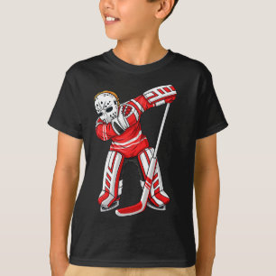 T-shirt Dabbing Joueur de hockey sur glace Amusants Garçon