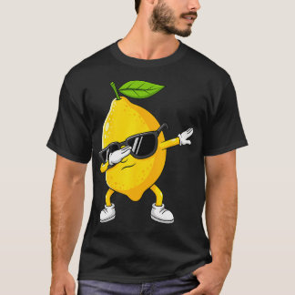 T-shirt Dabbing Lemon Fruit With Sunglasses Lemon