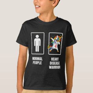 T-shirt Dabbing Licorne Guerrier de la maladie cardiaque S