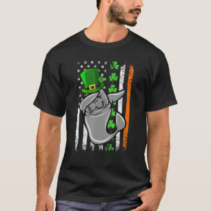 T-shirt Dabbing Manatee Leprechaun Casquette américain Dra