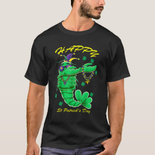T-shirt Dabbing Mardi Gras perle Jester Casquette écaille