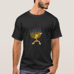 T-shirt Dabbing Menorah Hanoukka Danser Chanukah Kids Gir<br><div class="desc">Dabbing Menorah Hanoukka Danser Chanukah Kids Gir</div>