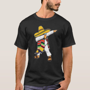 T-shirt Dabbing Mexicain Poncho Cinco De Mayo Sombrero