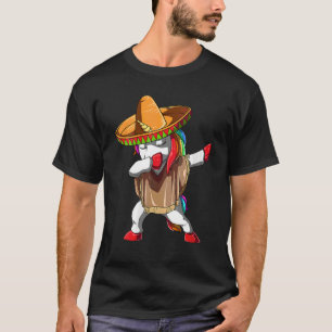 T-shirt Dabbing Mexican Unicorn Cinco De Mayo Genre Revea