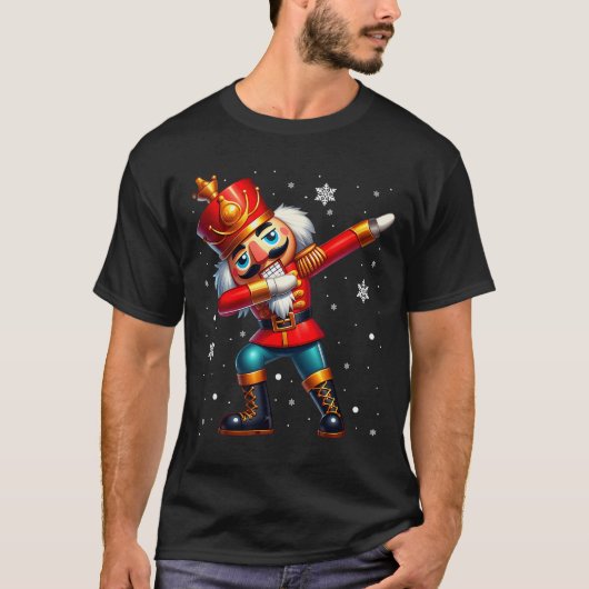 T-shirt Dabbing Nutcracker Christmas Costume Matching Fami (Devant)