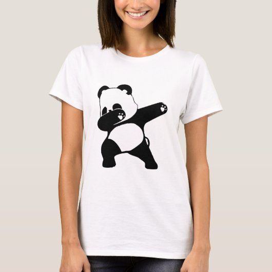 T-shirt Dabbing Panda, Funny Panda dab dance (Devant)