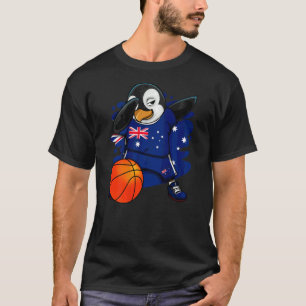 T-shirt Dabbing Penguin Australie Fans de basket-ball Jers
