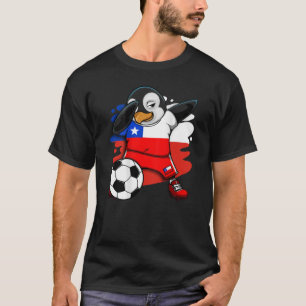 T-shirt Dabbing Penguin Chili Fans de football Jersey Drap