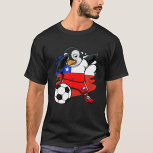 T-shirt Dabbing Penguin Chili Fans de football Jersey Drap