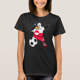 T-shirt Dabbing Penguin Groenland Fans de football Jersey 
