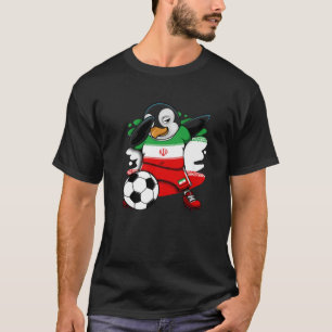 T-shirt Dabbing Penguin Iran Soccer Fans Jersey Football L