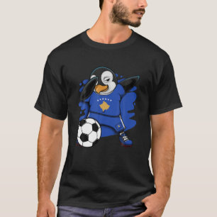 T-shirt Dabbing Penguin Kosovo soccer fans Jersey football