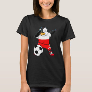 T-shirt Dabbing Penguin Pologne Fans de football Jersey Fo