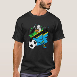 T-shirt Dabbing Penguin Tanzanie Fans de football Jersey F
