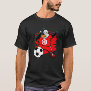 T-shirt Dabbing Penguin Tunisie Fans de football Jersey Fo