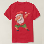 T-shirt Dabbing Père Noël Beach Père Noël Noël En Juillet  (Design devant)