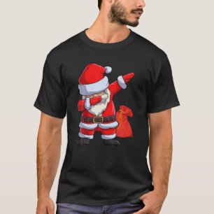 T-shirt Dabbing Père Noël Christmas Dab Dance Cadeau Pour 