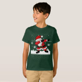 T-shirt Dabbing Père Noël Christmas drôle (Devant entier)