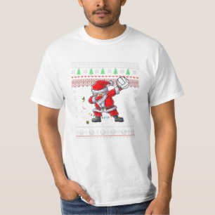 T-shirt Dabbing Père Noël Christmas Volleyball