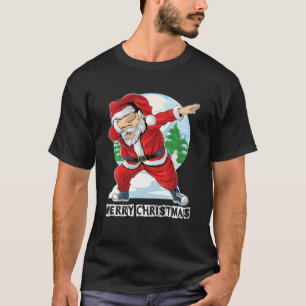 T-shirt Dabbing Père Noël mignon Twinké Dans Un Tangle Xma