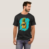 T-shirt Dabbing Pineapple Aloha Sunglasses Beach Dance Haw (Devant entier)