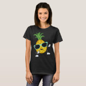 T-shirt Dabbing pineapple sunglasses pool party for men wo (Devant entier)