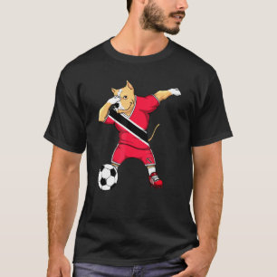 T-shirt Dabbing Pitbull Fans de football de Trinité-et-Tob