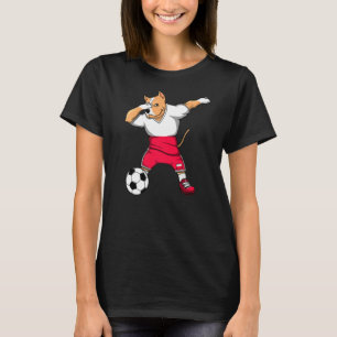T-shirt Dabbing Pitbull Pologne Fans de football Jersey po