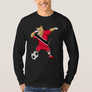 T-shirt Dabbing Pitbull Trinité-Et-Tobago Fans De Football