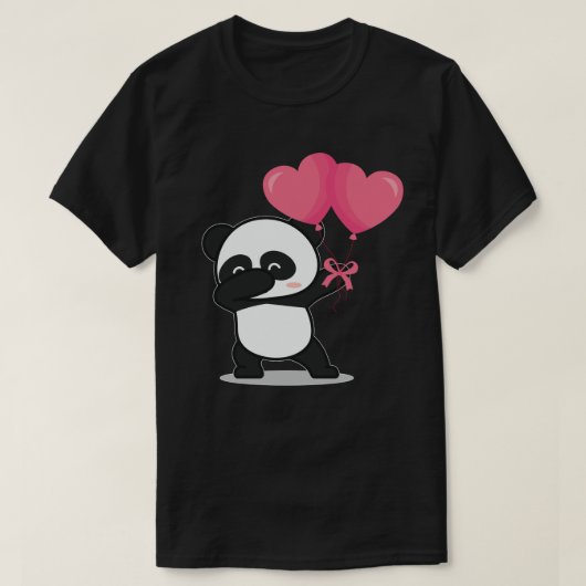 T-shirt Dabbing Polar Oear Coeur Valentines Jour Cadeau (Design devant)