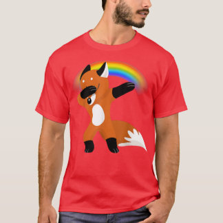 T-shirt Dabbing Pour Rainbow LGBT
