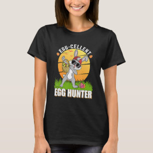 T-shirt Dabbing Rabbit Jour de Pâques Oeufs Dab Garçons Fi