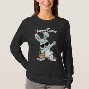 T-shirt Dabbing Rabbit Joyeux OEufs de Pâques Dab Garçons