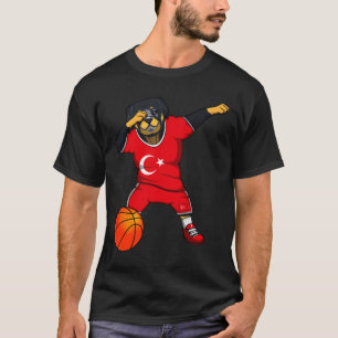 T-shirt Dabbing Rottweiler Turquie Jersey Turque Sketll Fa