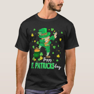 T-shirt Dabbing Saint Paddys Shamrock irlandais St patrick