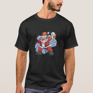 T-shirt Dabbing Santa Claus Noël Hommes Femmes Garçons Fil