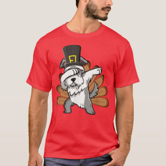 T-shirt Dabbing Schnauzer Propriétaire Chien Lover Turquie
