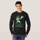 T-shirt Dabbing Shamrock Shenanigans Leprechaun Unicorn Ga (Devant entier)