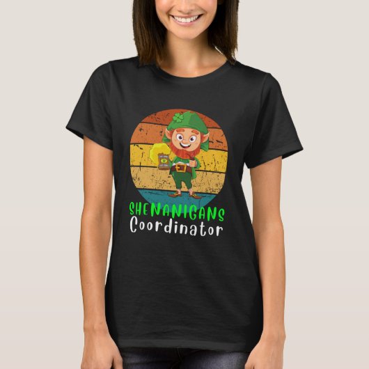 T-shirt Dabbing Shenanigans Coordonnateur Leprechaun U (Devant)