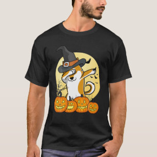T-shirt Dabbing Shiba Inu Dab Danse Drôle Chien Halloween