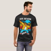 T-shirt Dabbing Six Seven Bruh 67 Meme 6 7 Numbers Funny B (Devant entier)
