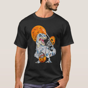 T-shirt Dabbing Skeleton équitation maman Dinosaure T Rex